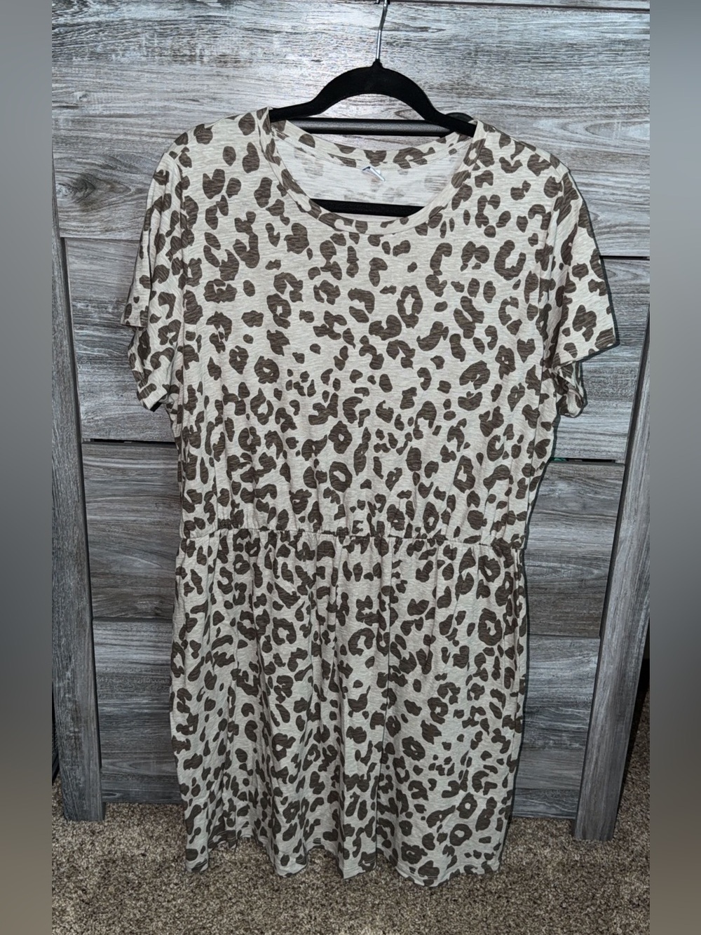 New leopard print dress